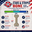 USA-K9 Stars and Stripes Bone Nylon Dog Chew Toy for Aggressive Chewers | USA Made