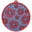 USA-K9 Fireworks Design eMat - Enrichment Lick Mat For Dogs and Cats - with Suction Cups | USA Made