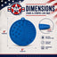 USA-K9 Stars and Stripes Design eMat - Enrichment Lick Mat For Dogs and Cats - with Suction Cups | USA Made