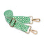 HydroBag® HANDLE®- Kelly Green with Green and White patterned strap