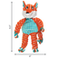 Kong Floppy Knots Fox Small/Medium
