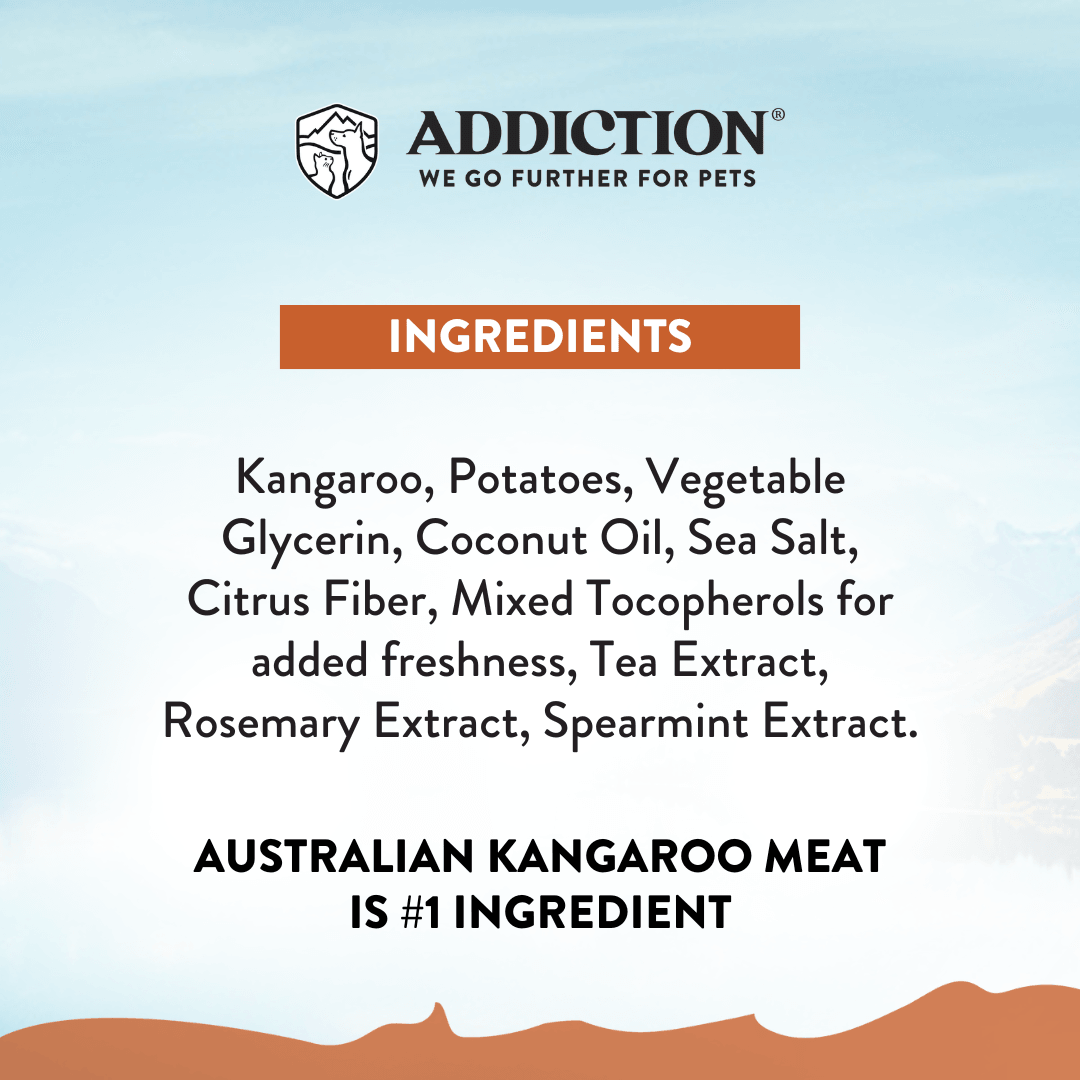 Addiction Kangaroo Air-Dried Dog Food & Treats Duo