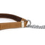 Martingale Khaki Leather Dog Collar