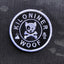 DOG & CROSSBONES Glow In The Dark Morale Patch