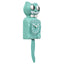 Ocean Waves Kitty-Cat Klock (12.75" high)