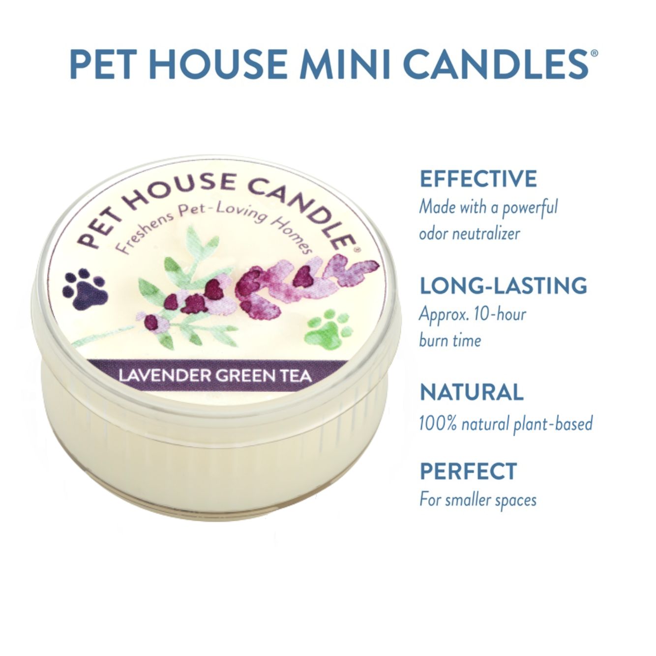 Lavender Green Tea Mini Candle