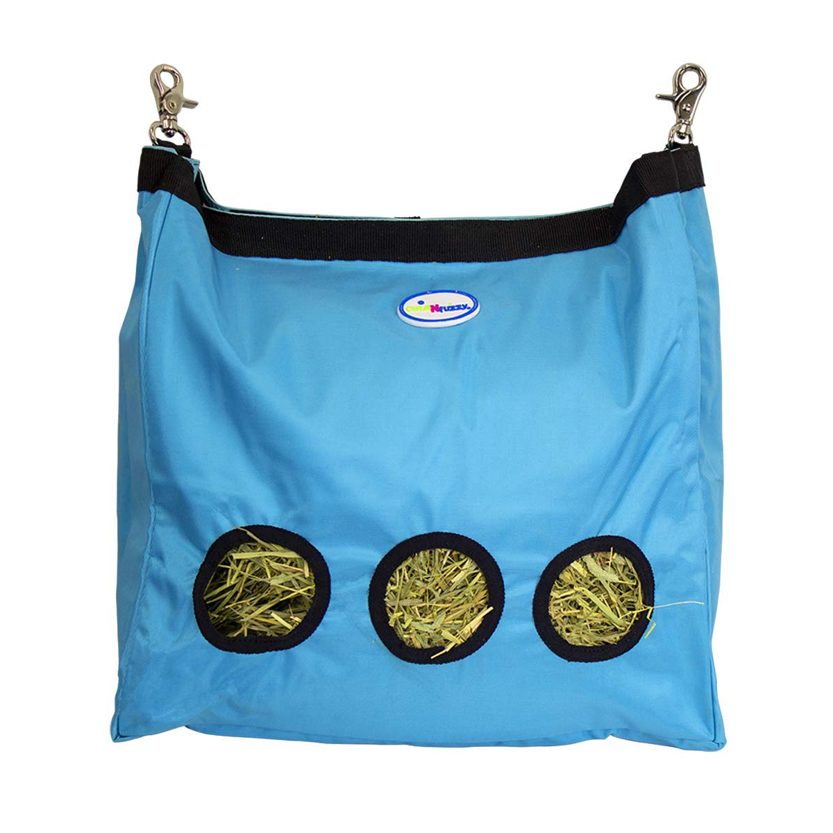 CuteNfuzzy 3-Opening Hay Bag for Rabbits, Guinea Pigs & Chinchillas – Large 15" x 15" x 5"