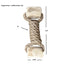hemp rope + coffee wood toy