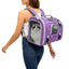 Mr. Peanut's Monterey Series Airline Compliant Horizontal Backpack Pet Carrier
