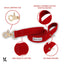 Fabric Dog Leash - Red