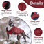 Lelepet Waterproof Reversible Dog Coat – Winter Puffer Vest, 2-in-1, XS-3X