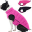 Lelepet Waterproof Reversible Dog Coat – Winter Puffer Vest, 2-in-1, XS-3X