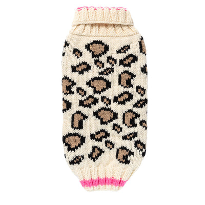 Leopard Print Dog Sweater
