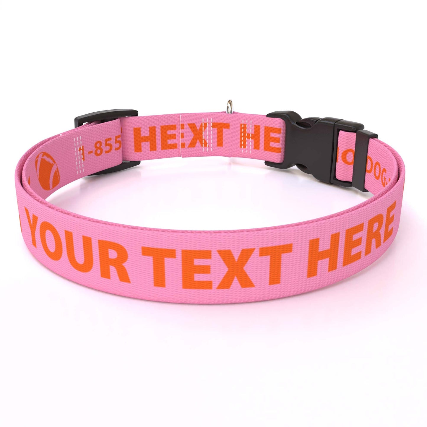Personalized Dog Collar with Name - Solid Colors