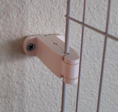 XPen Wall Mount Brackets - Long Design for Custom Pet Pen Configurations (4-Pack)