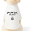 Luxury Designer Dog T-Shirt for Small Dogs | Chic Pet Apparel