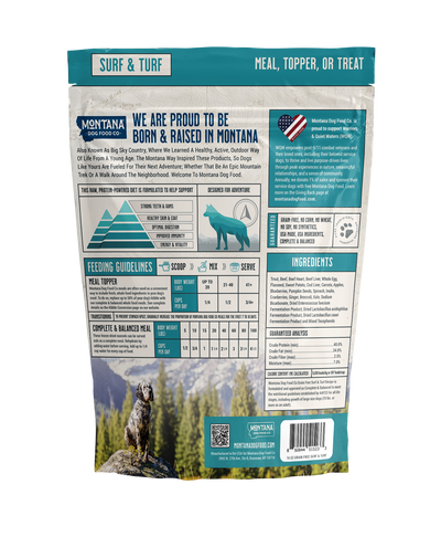 Grain-free Surf & Turf Freeze-dried Raw Adventure Fuel (Dog Food)