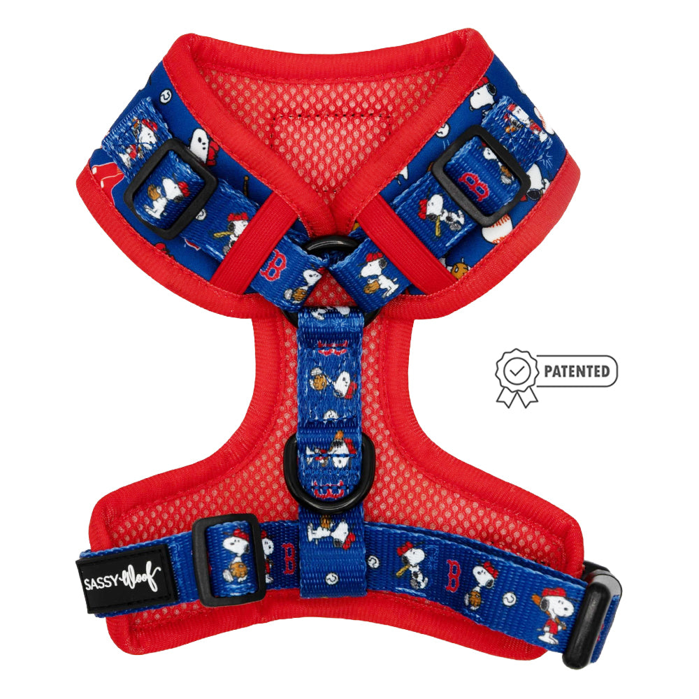 Dog Adjustable Harness - MLB™ x Peanuts™ Boston Red Sox™