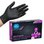 MedPride Black Nitrile Exam Gloves Powder Free Non Sterile - 4 Mil Thick- 50 Gloves / Case of 20 (1000 count)