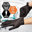 MedPride Black Vinyl Nitrile Gloves 4 Mil Thick Non-Sterile Powder Free - 50 Gloves / Case of 20 (1000 count)