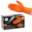 MedPride Maxx Strength Nitrile Industrial Orange Gloves, 8 Mil Thick - 100 Gloves / Case of 10 (1000 Count)