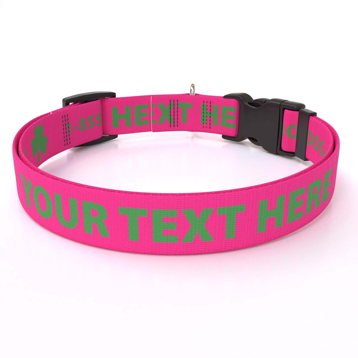 Personalized Dog Collar with Name - Solid Colors