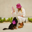 Tilley + Me Hemp Cotton Dog Leash - Durable, Sustainable, Adjustable, Lightweight & Soft-Malibu