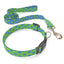 Green and Blue Polka Dot Dog Collar