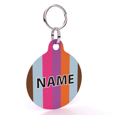 Multi-Stripe HD Dog ID Tag