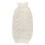 Natural Cable Knit Dog Sweater