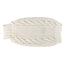 Hand Knit Wool Natural Cable Hat