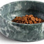 Natural Marble Dog & Cat Bowl | Weighted Non-Slip Pet Food & Water Dish