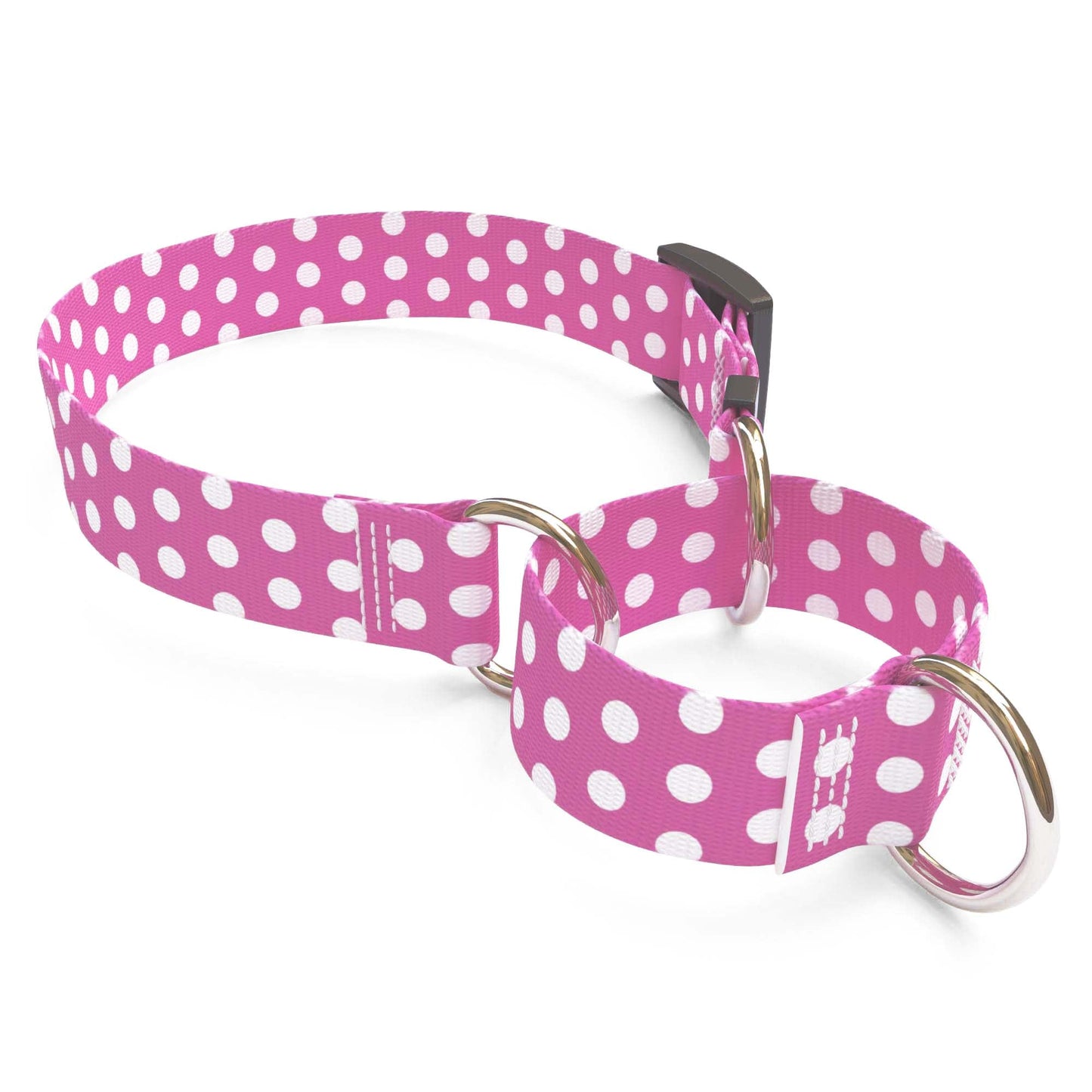 Pink Polka Dot Dog Collar