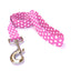 Pink Polka Dot Dog Leash