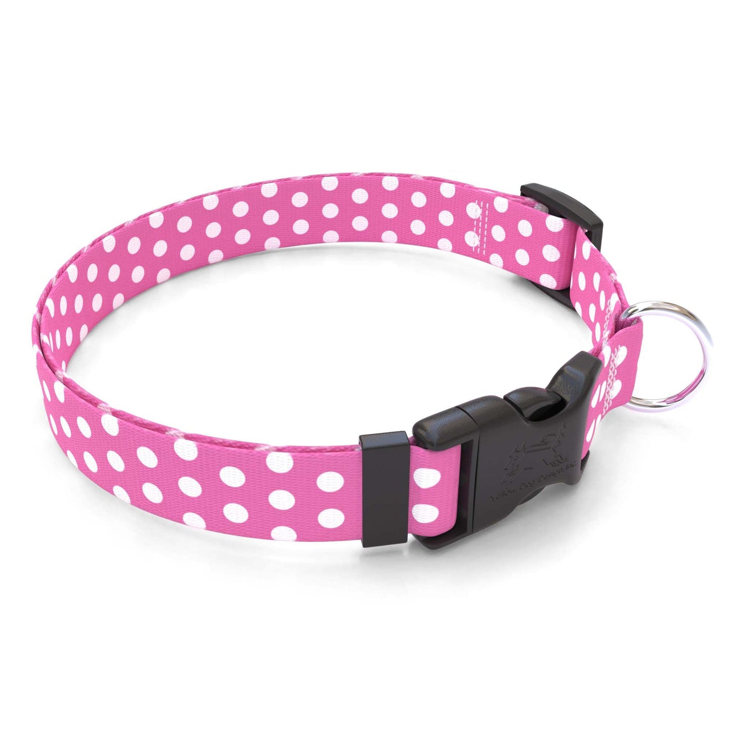 Pink Polka Dot Dog Collar