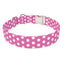 Pink Polka Dot Dog Collar