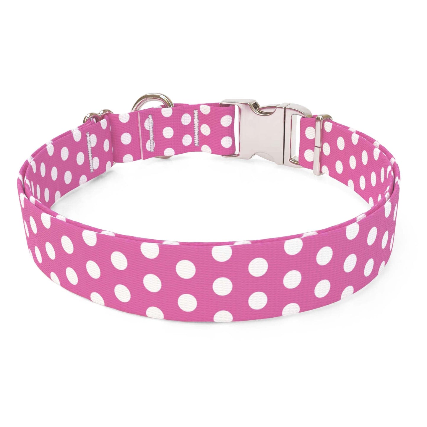 Pink Polka Dot Dog Collar