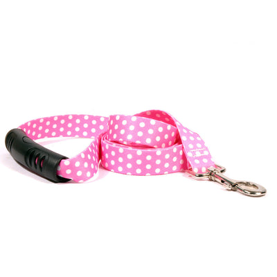 Pink Polka Dot Dog Leash