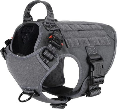 No-Pull Tactical Dog Harness with Handle –Heavy-Duty Adjustable Vest (all sizes)
