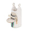 HydroBag® HANDLE®-White Coated Perforated Neoprene HydroBag® with Pink/Green Stripe