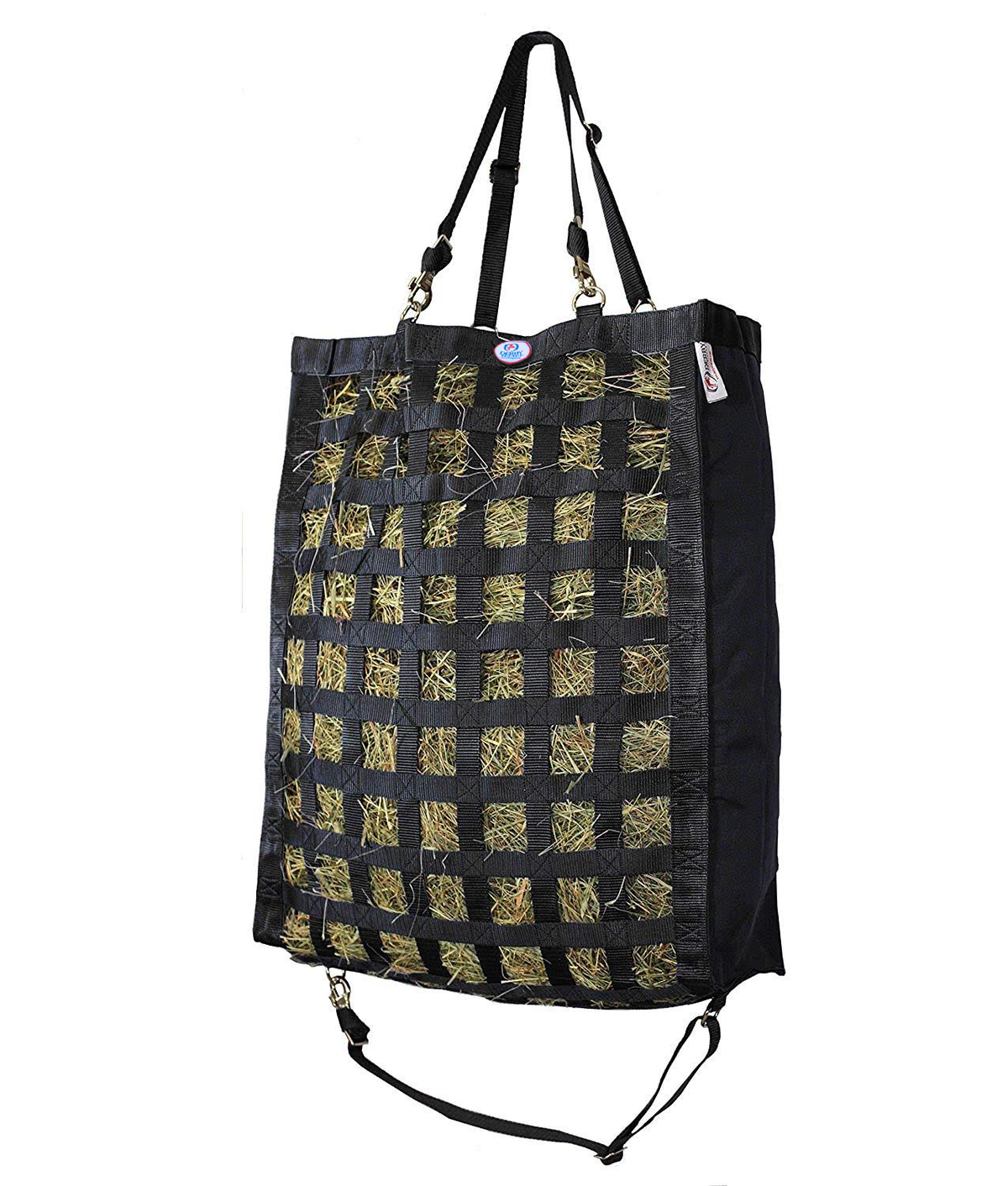 Superior Slow Feeder Hay Bag – 1.75" Square Openings – Restricted Slow Feeding – 6-Month Warranty | Super Tough Bottom