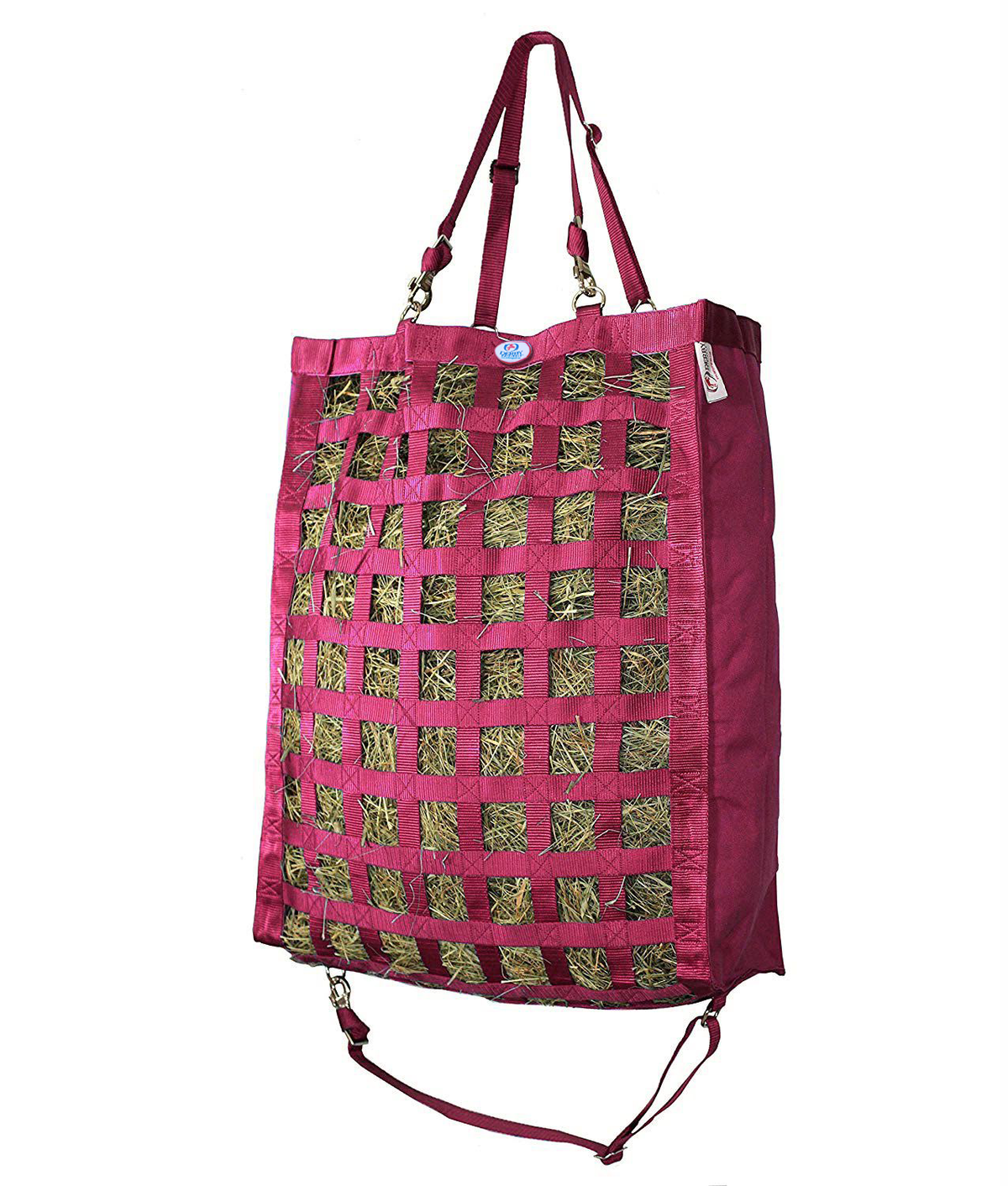Superior Slow Feeder Hay Bag – 1.75" Square Openings – Restricted Slow Feeding – 6-Month Warranty | Super Tough Bottom
