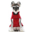 Reversible Dog Vest Jacket - Red