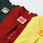 Embroidery Waffle T-Shirt - Yellow