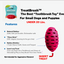 Natural Rubber Football Oral Care Toy