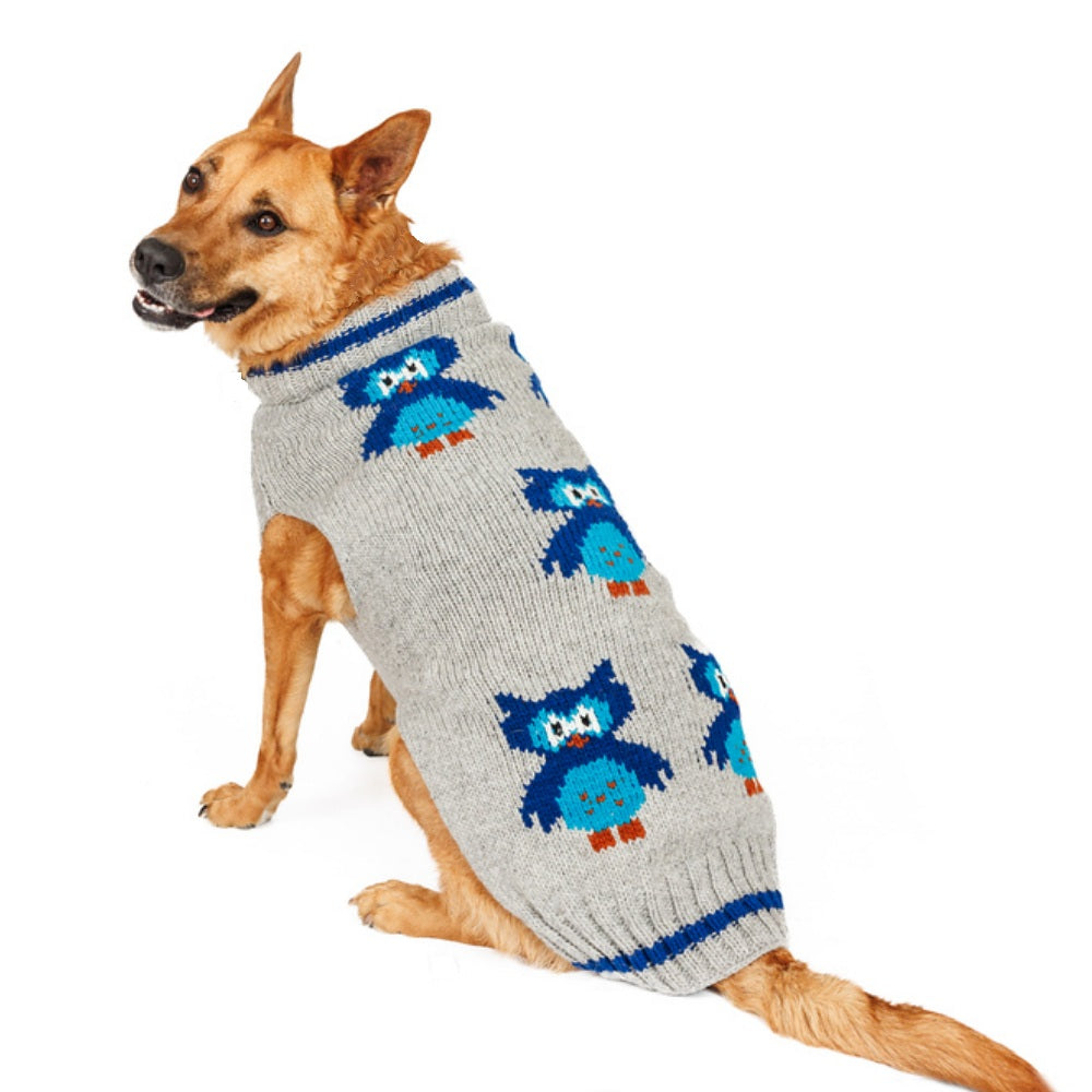 Owl Wool Dog Sweater