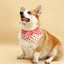 Christmas Morning Gingerbread Man Gingham Print Handmade Bandana