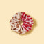 Christmas Morning Gingerbread Man Gingham Print Handmade Scrunchie