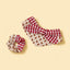 Christmas Morning Gingerbread Man Gingham Print Handmade Scrunchie