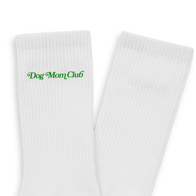 Dog Mom Club Socks - Green